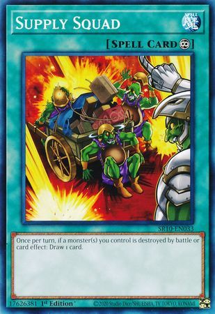 Supply Squad - SR10-EN033 - Common 1st Edition Structure Deck: Mechanized Madness 1st Edition Singles