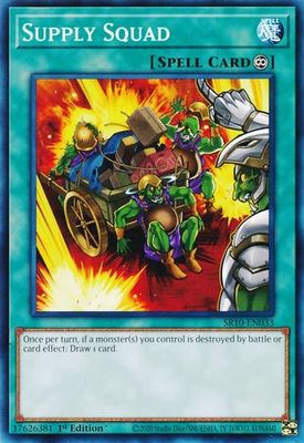 Supply Squad - SR10-EN033 - Common 1st Edition Structure Deck: Mechanized Madness 1st Edition Singles