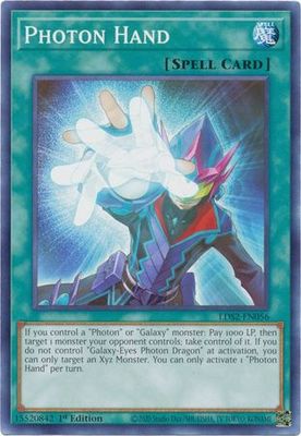 Photon Hand - LDS2-EN056 - Common 1st Edition Legendary Duelists: Season 2 [LDS2] 1st Edition Singles