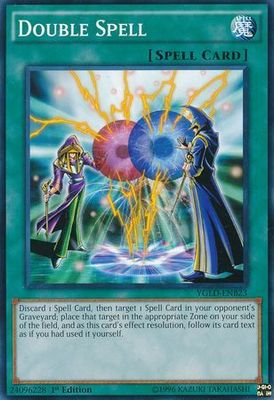 Double Spell - YGLD-ENB23 - Common 1st Edition Yugi&#39;s Battle City Deck 1st Edition (YGLD-ENB)