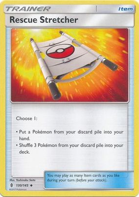 Rescue Stretcher - 130/145 - Uncommon Sun &amp; Moon: Guardians Rising Singles--Worlchampionship 2017