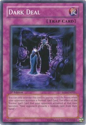 Dark Deal - EEN-EN052 - Common 1st Edition Elemental Energy [EEN] 1st Edition Singles