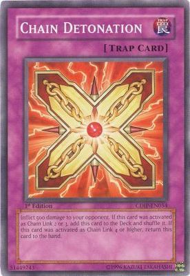 Chain Detonation - CDIP-EN054 - Common 1st Edition Cyberdark Impact [CDIP] 1st Edition Singles