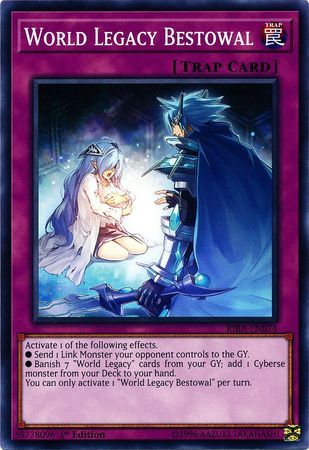 World Legacy Bestowal - RIRA-EN074 - Common 1st Edition Rising Rampage [RIRA] 1st Edition Singles