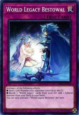 World Legacy Bestowal - RIRA-EN074 - Common 1st Edition Rising Rampage [RIRA] 1st Edition Singles