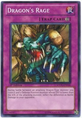 Dragon&#39;s Rage - SDDL-EN036 - Common 1st Edition Structure Deck: Dragunity Legion [SDDL] 1st Edition Singles