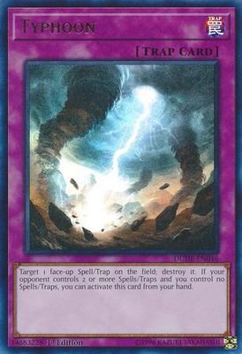 Typhoon - DUDE-EN046 - Ultra Rare 1st Edition Duel Devastator 1st Edition Singles
