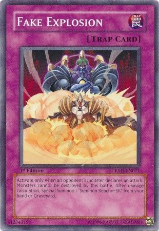 Fake Explosion - CRMS-EN071 - Common 1st Edition Crimson Crisis CRMS 1st Edition Singles