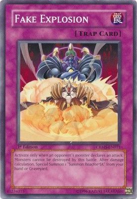Fake Explosion - CRMS-EN071 - Common 1st Edition Crimson Crisis CRMS 1st Edition Singles