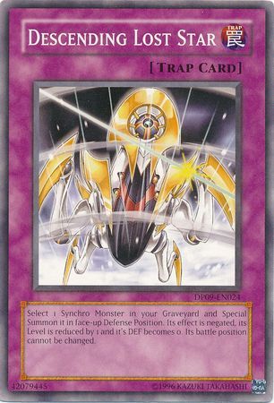 Descending Lost Star - DP09-EN024 - Common Unlimited Duelist Pack: Yusei 2 [DP09] Unlimited Singles
