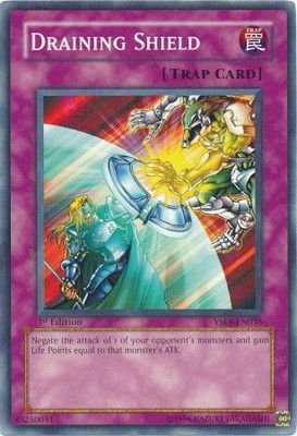 Draining Shield - YSDJ-EN038 - Common 1st Edition Starter Deck: Jaden Yuki [YSDJ] 1st Edition Singles