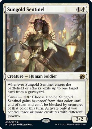 Sungold Sentinel 037/277 Innistrad: Midnight Hunt Singles