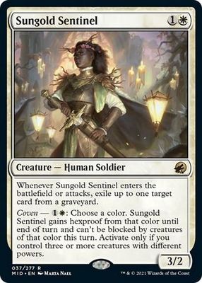Sungold Sentinel 037/277 Innistrad: Midnight Hunt Singles