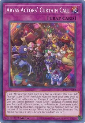 Abyss Actors&#39; Curtain Call - LDS2-EN064 - Common 1st Edition Legendary Duelists: Season 2 [LDS2] 1st Edition Singles