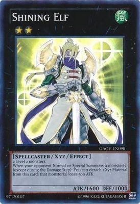 Shining Elf - GAOV-EN098 - Super Rare Unlimited Galactic Overlord Unlimited Singles