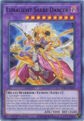 Lunalight Sabre Dancer - LDS2-EN129 - Common 1st Edition Legendary Duelists: Season 2 [LDS2] 1st Edition Singles