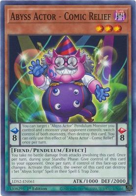 Abyss Actor - Comic Relief - LDS2-EN061 - Common 1st Edition Legendary Duelists: Season 2 [LDS2] 1st Edition Singles