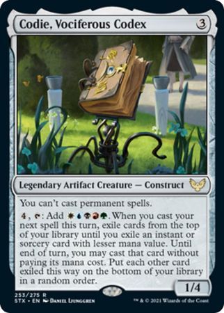 Codie, Vociferous Codex 253/275 Strixhaven: School of Mages Singles