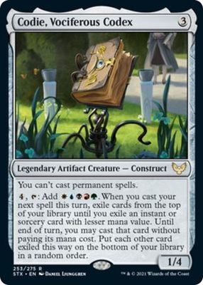Codie, Vociferous Codex 253/275 Strixhaven: School of Mages Singles