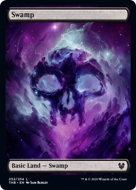 Swamp 252/254 (Full Art) Theros: Beyond Death Singles