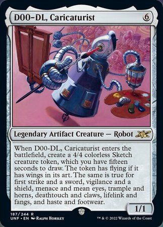 D00-DL, Caricaturist 187/244 Unfinity Singles