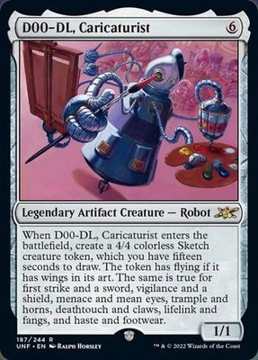D00-DL, Caricaturist 187/244 Unfinity Singles
