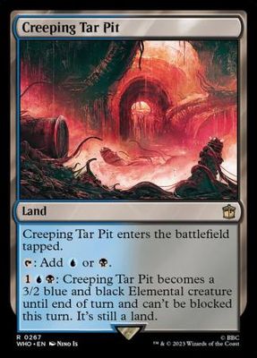 Creeping Tar Pit 0267 Doctor Who Commander Singles