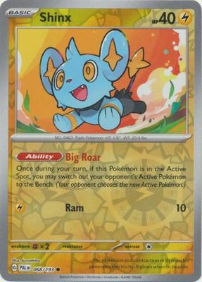 Shinx - 068/193 - Common Reverse Holo Scarlet &amp; Violet: Paldea Evolved Reverse Holo Singles