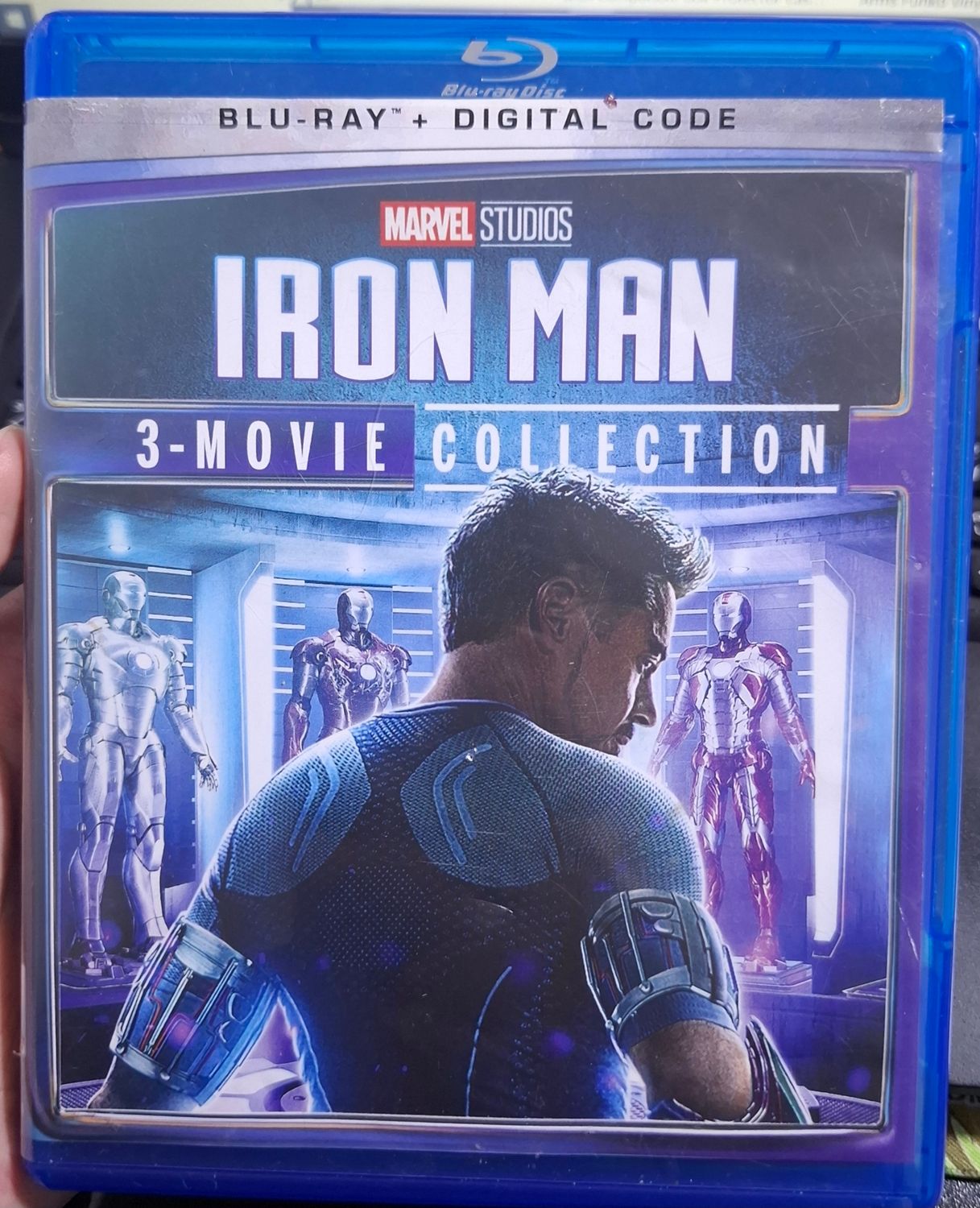 SH Iron Man 3 Movie Collection Blu Ray Original Usado Completo