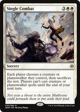 Single Combat 030/264 War of the Spark Singles
