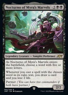 Nocturno of Myra&#39;s Marvels 082/244 Unfinity Singles