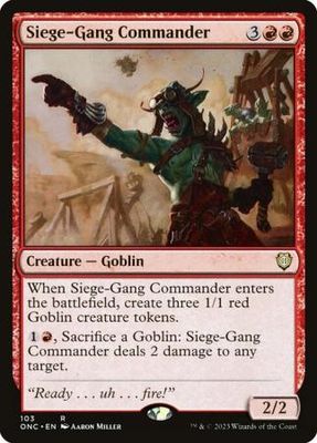 Siege-Gang Commander 103 Phyrexia All Will Be One Commander