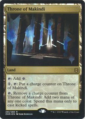 Throne of Makindi 265/280 - Silver Stamped Foil Zendikar Rising Silver Stamped Foil Singles (Español)