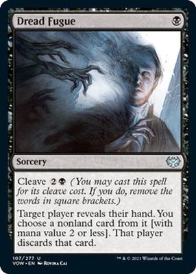 Dread Fugue 107/277 - Innistrad: Crimson Vow Singles (Español)