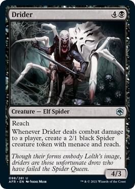 Drider 098/281 - Adventures in the Forgotten Realms Singles (Español)