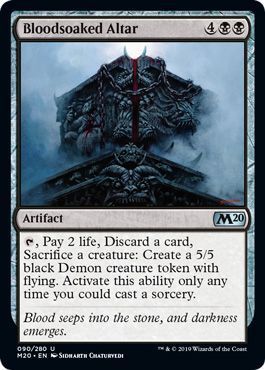 Bloodsoaked Altar 090/280 - Magic 2020 (M20) Singles