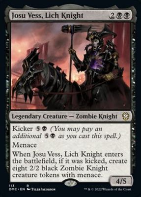 Josu Vess, Lich Knight 113 Dominaria United Commander