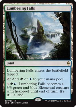 Lumbering Falls 239/274 Battle for Zendikar Singles