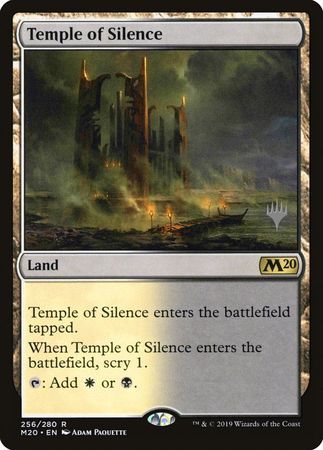 Temple of Silence 256/280 - Silver Stamped Magic 2020 (M20) Silver Stamped Non Foil Singles (Español)