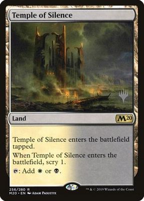 Temple of Silence 256/280 - Silver Stamped Magic 2020 (M20) Silver Stamped Non Foil Singles (Español)