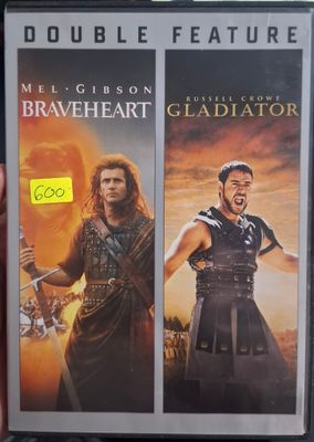 SH Double Feature Braveheart Gladiador DVD Usado