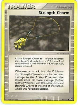 Strength Charm - 92/107 - Uncommon Ex Deoxys Singles
