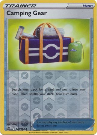 Camping Gear - 122/163 - Uncommon Reverse Holo Sword &amp; Shield: Battle Styles Reverse Holo Singles
