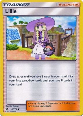 Lillie - 62/73 - Uncommon Shining Legends Singles