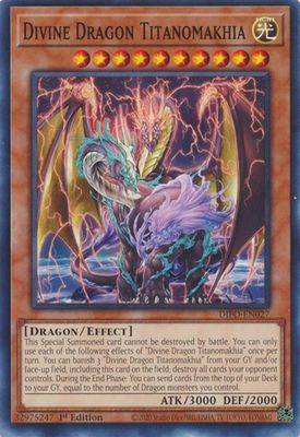 Divine Dragon Titanomakhia - DIFO-EN027 - Common 1st Edition Dimension Force 1st Edition Singles