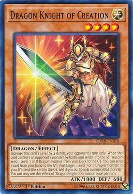Dragon Knight of Creation - SDRR-EN018 - Common 1st Edition Rokket Revolt Singles