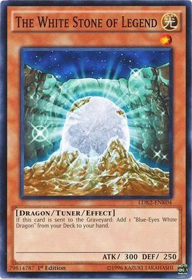 The White Stone of Legend - LDK2-ENK04 - Common 1st Edition Legendary Decks II - Kaiba