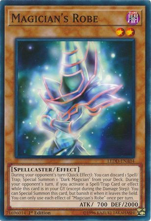 Magician&#39;s Robe - LEDD-ENA04 - Common 1st Edition Legendary Dragon Decks Singles