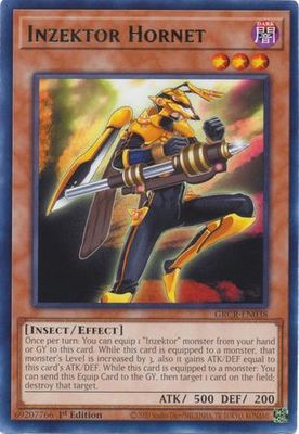 Inzektor Hornet - GRCR-EN038 - Rare 1st Edition The Grand Creators 1st Edition Singles