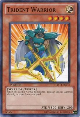 Trident Warrior - YS11-EN019 - Common 1st Edition Starter Deck: Dawn of the Xyz 1st Edition Singles